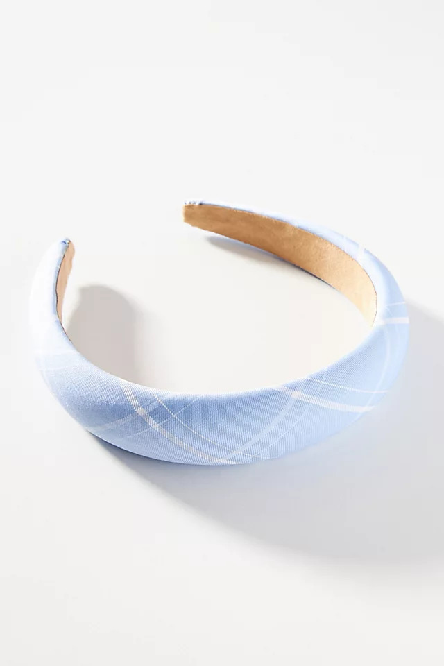 Puffy Checkered Headband | Anthropologie (US)