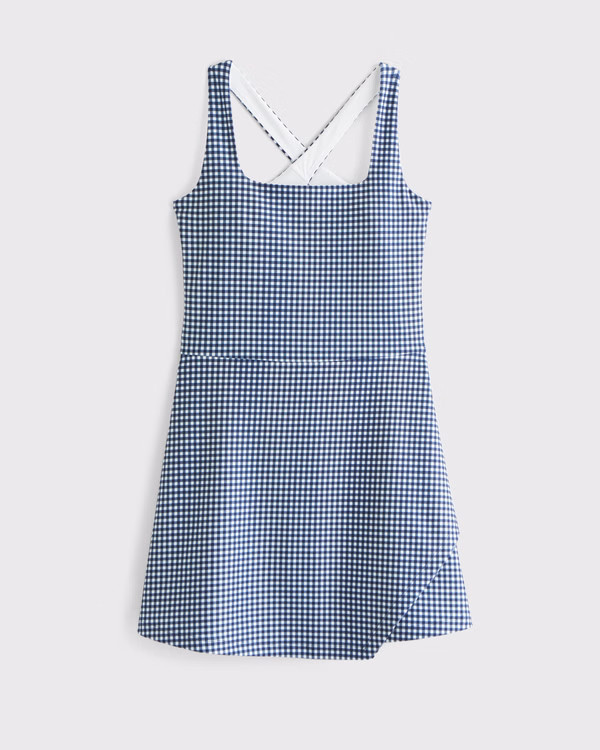 YPB sculptLUX Cross-Back Mini Dress | Abercrombie & Fitch (US)