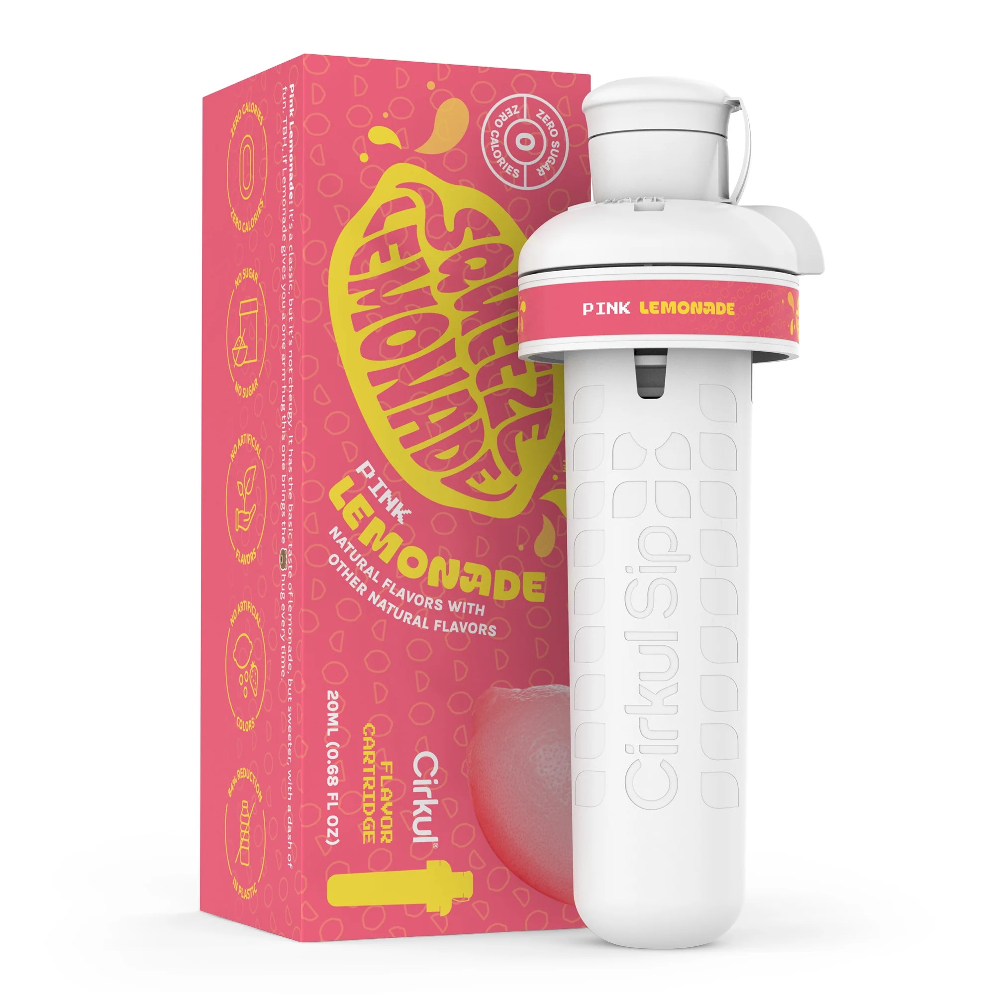 Cirkul Squeeze Pink Lemonade Flavor Cartridge, Drink Mix, 1-Pack | Walmart (US)