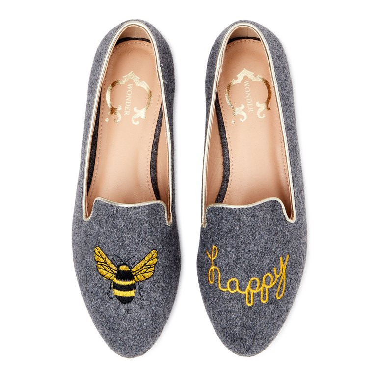 C. Wonder Women's Conversational Smoking Flat | Walmart (US)