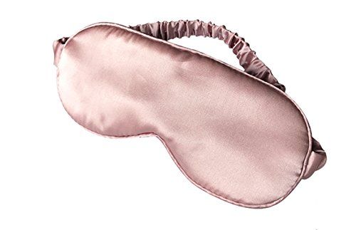 LULUSILK Mulberry Silk Sleep Eye Mask Blindfold with Elastic Strap Headband, Soft Eye Cover Eyeshade | Amazon (US)