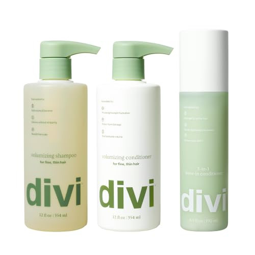 Divi Wash Day Essentials Set | Volumizing Shampoo, Conditioner & Leave-In | Amazon (US)