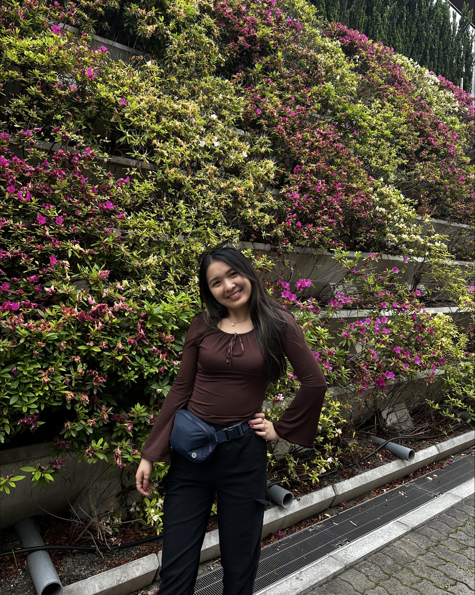 Perfect outfit for traveling! This was my fit for the 14 hour flight haha and also my first day exploring outfit. Super comfy long sleeve with bell sleeves, black joggers. Can’t forget the Lululemon belt bag! 

#LTKTravel #LTKPetite #LTKootd