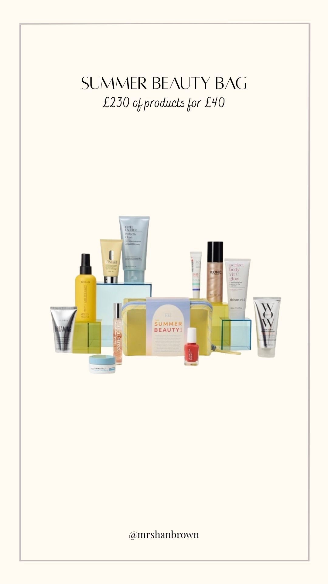 The new M&S Summer Beauty Bag has been released & it’s soo good girls! Definitely get your hands on it 👏🏼

Beauty, skincare, hair care, summer essentials, beauty essentials, travel essentials

#LTKuk #LTKsummer #LTKbeauty