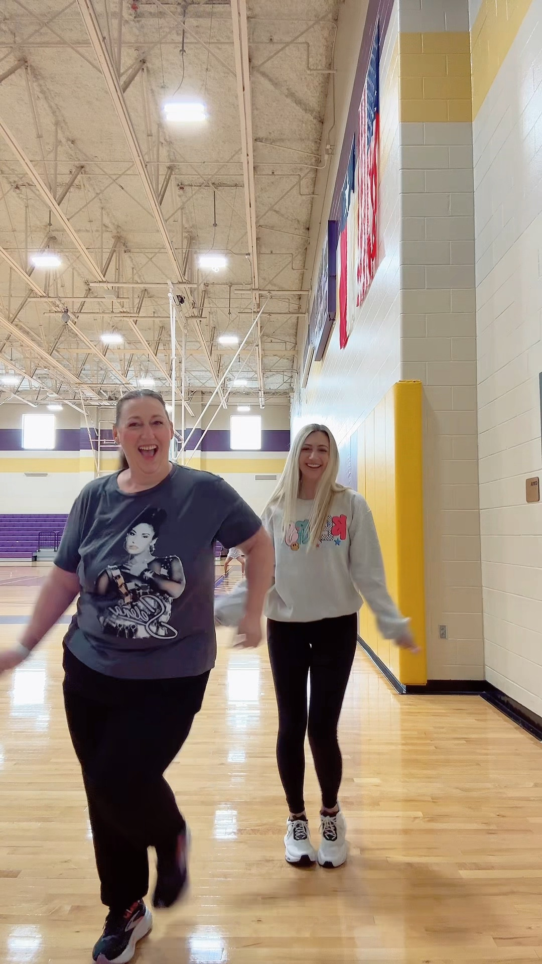 Shaking off the nerves before tryouts like 🕺. #directorenergy 

#LTKActive #LTKdayinmylife