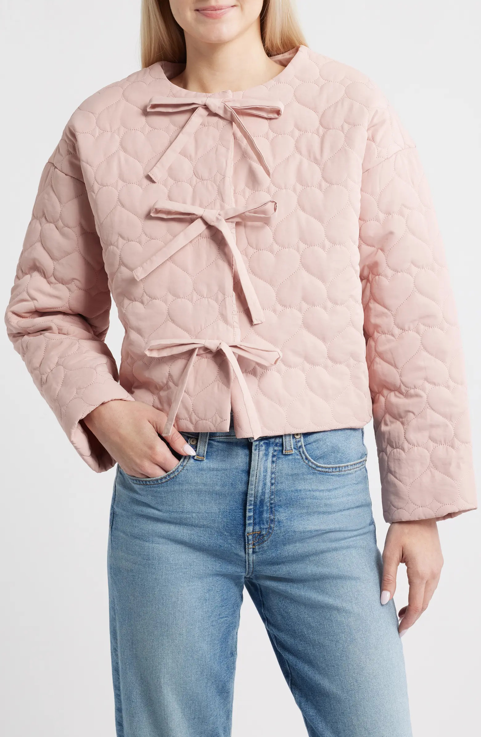 Heart Quilted Puffer Jacket | Nordstrom