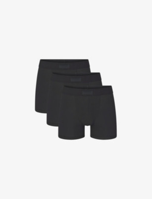 Branded-waistband 3in pack of three stretch-cotton boxer briefs | Selfridges