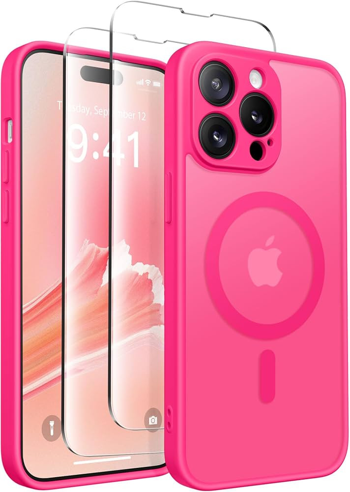 Magnetic for iPhone 14 Pro Case, [Compatible with MagSafe] [Full Camera Protection] Shockproof Sl... | Amazon (US)