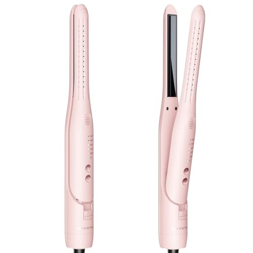 Wavytalk 0.65" Pencil Flat Iron, Cool Curl Pencil, Small Airflow Styler and Straightener for Short Hair, Pixie Cut and Edges, Curling Iron for Short Hair with 360º Cool Airflow for Long-Lasting Hold | Amazon (US)
