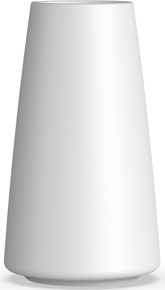 DECORPIA Premium Quality Luxury White Ceramic Vase | Pampas Grass Vase | Flower Vase for Home Dec... | Amazon (US)
