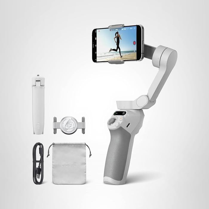 DJI Osmo Mobile SE, 3-Axis Phone Gimbal for iPhone, Android, Built-in Tripod, Selfie Stick, Gimba... | Amazon (US)