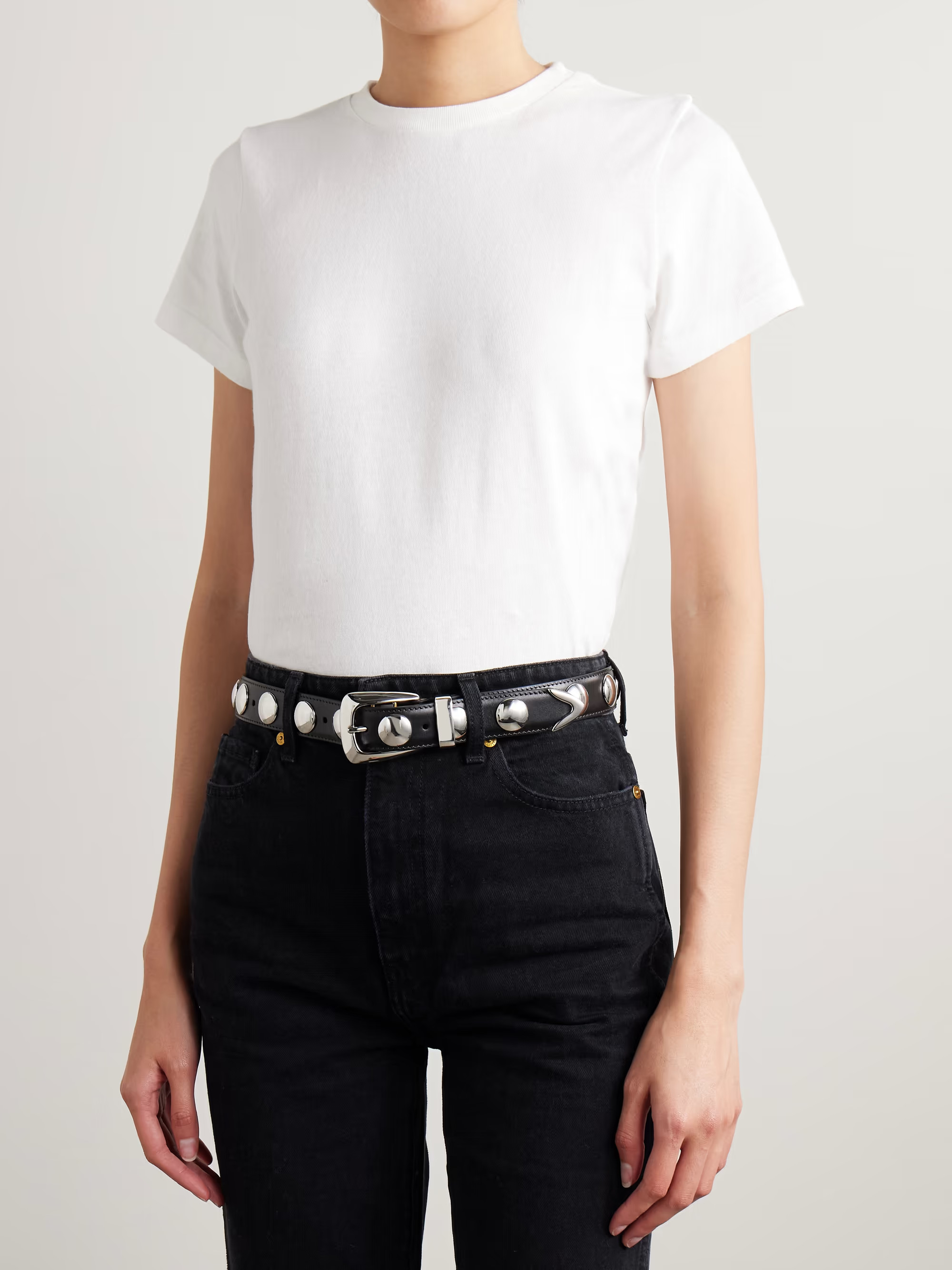 The Benny studded leather belt | NET-A-PORTER (UK & EU)