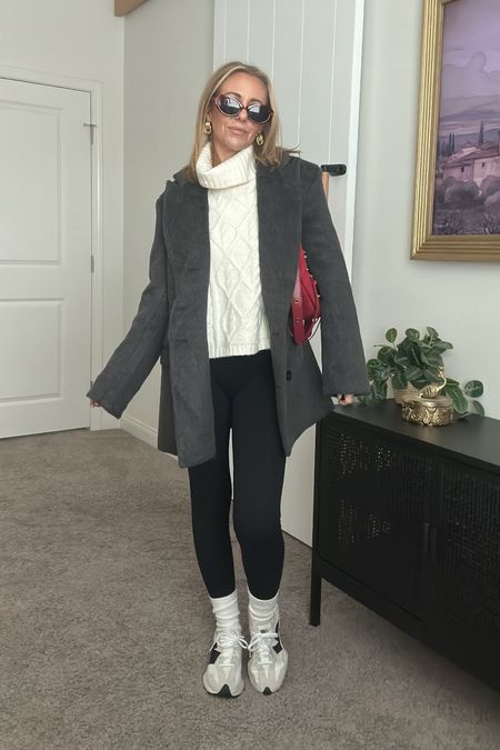 Todays outfit
Blazer coat size xxs
Sweater size xs
Long sleeve tee size xs
Leggings size small
Amazon accessories 


#LTKsalealert #LTKover40 #LTKfindsunder50