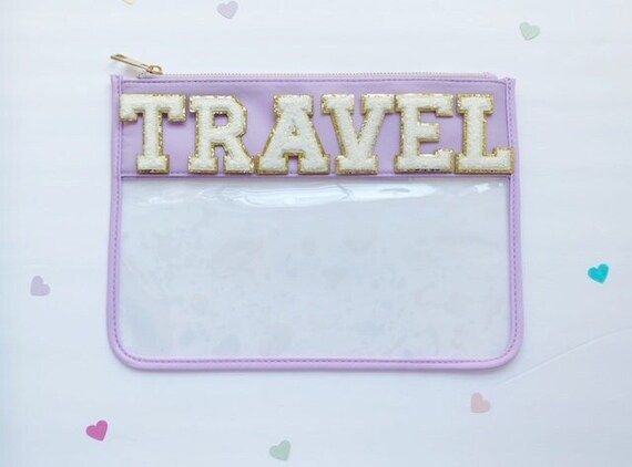 Clear Travel Grape Color Pouch Travel Park Magical Vacation - Etsy | Etsy (US)