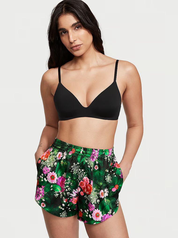 VICTORIA'S SECRET
Satin Jacquard High-Waist Short | Victoria's Secret (US / CA )