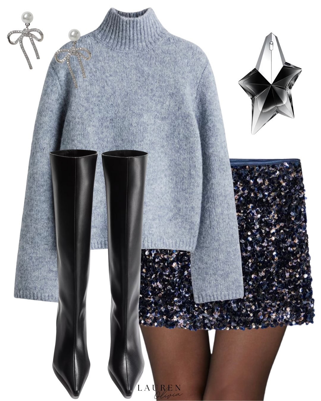 SEQUIN SKIRTS 🙋🏽‍♀️🪩 comment LINKS to shop 

#christmaspartyoutfit #winterfashion #wintertrends #christmas #zara #zarawomen #hm #virtualstylist