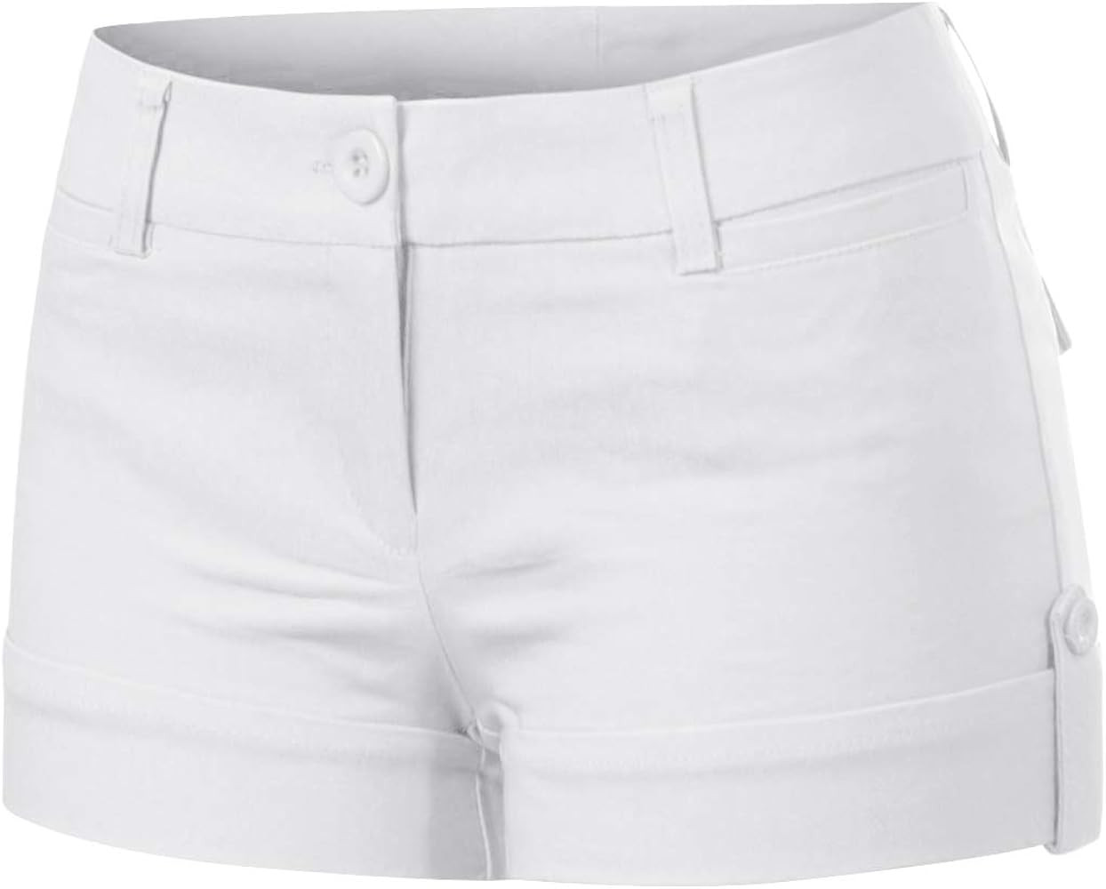 Design by Olivia Women's Body Enhancing Comfort Modern City Cuffed Short with Pockets | Amazon (US)