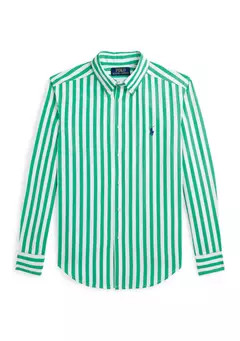 Boys 8-20 Gingham Cotton Poplin Shirt | Belk