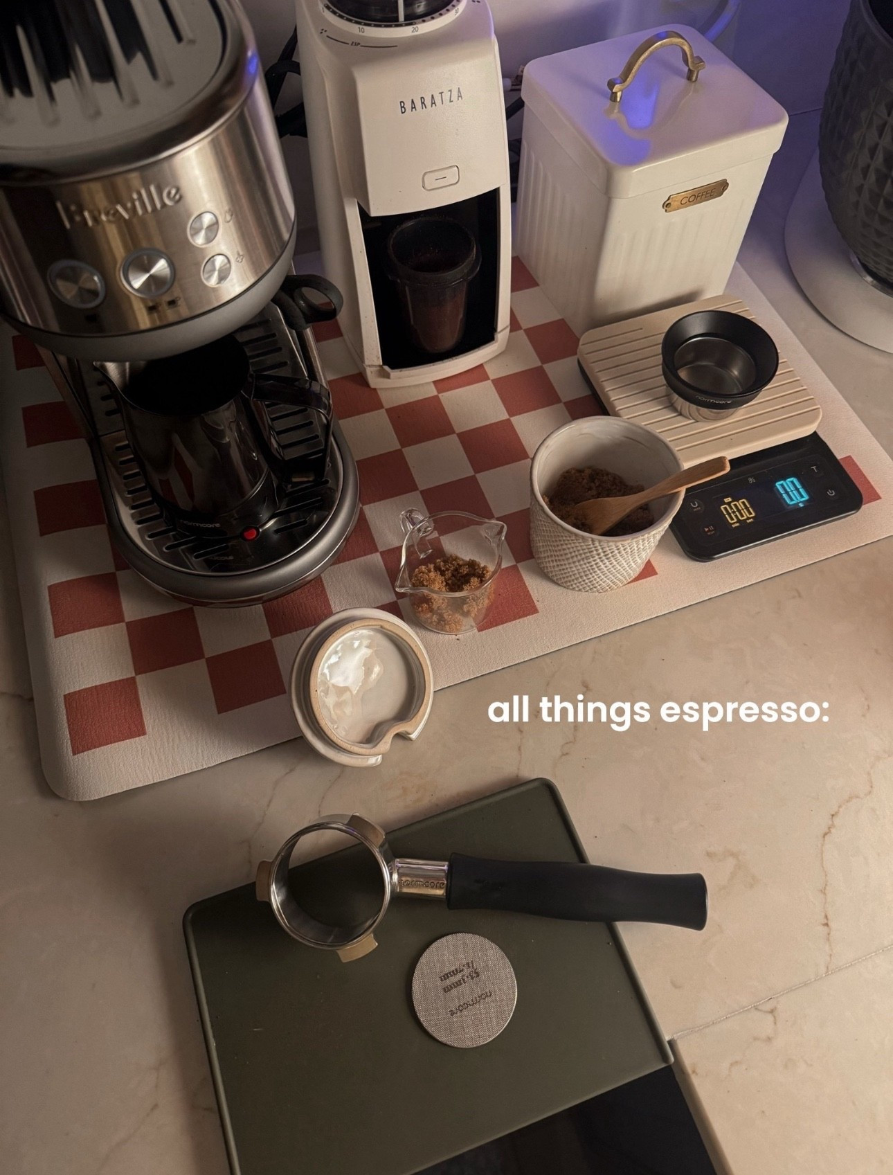All things espresso 😌☕️ finally feeling like I’ve mastered the espresso game & it’s been life changing 😂 I linked all my tools / accessories! I love the Breville Bambino & I think it’s been amazing as a beginner learning! 

Coffee bar / Amazon / home / kitchen / Holley Gabrielle / Target / coffee accessories / Normcore 

#LTKSeasonal #LTKFindsUnder100 #LTKHome