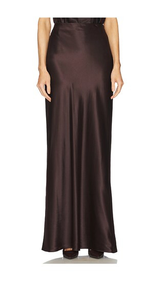 Medina Skirt in Dark Chocolate | Revolve Clothing (Global)