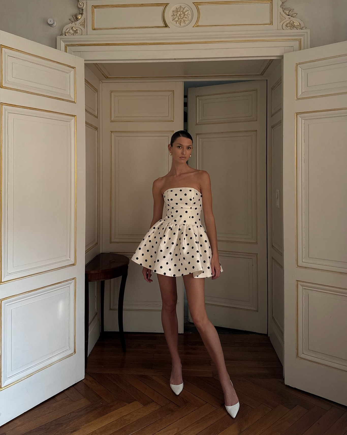 Mini Polka dot dress 🖤 

#LTKpartywear #LTKspring ##LTKdresses