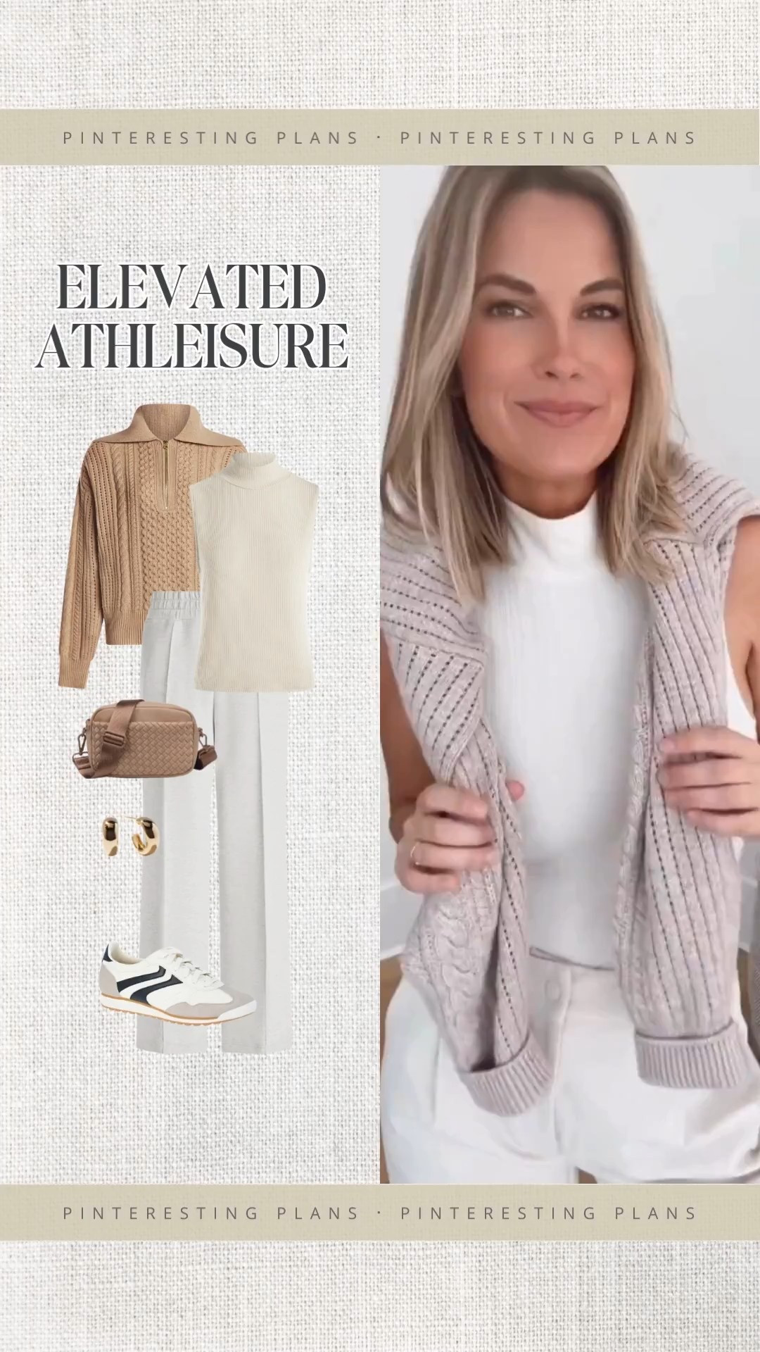 Elevated athleisure for the 40+ gals! Polished outfit for school drop-off, errands, casual weekends, etc. I’m 5’11” wearing small in all pieces and the 32” inseam in the pants.

#LTKOver40 #LTKTall #LTKActive