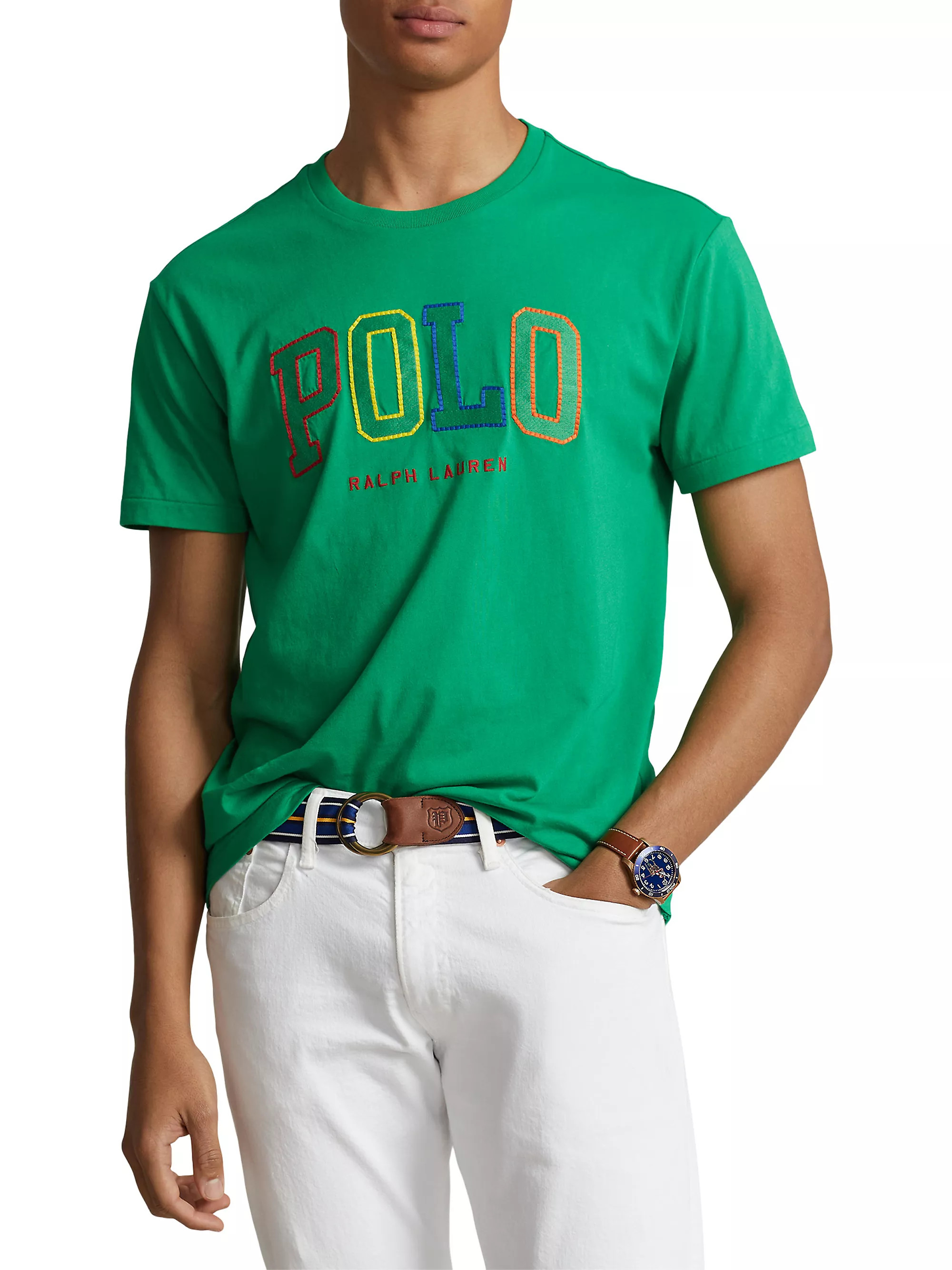 Embroidered Logo T-Shirt | Saks Fifth Avenue