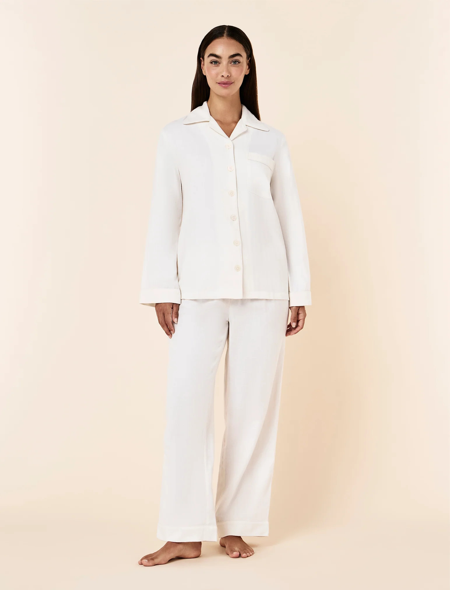 Super Soft Brushed Herringbone PJ Set | Papinelle Sleepwear AU
