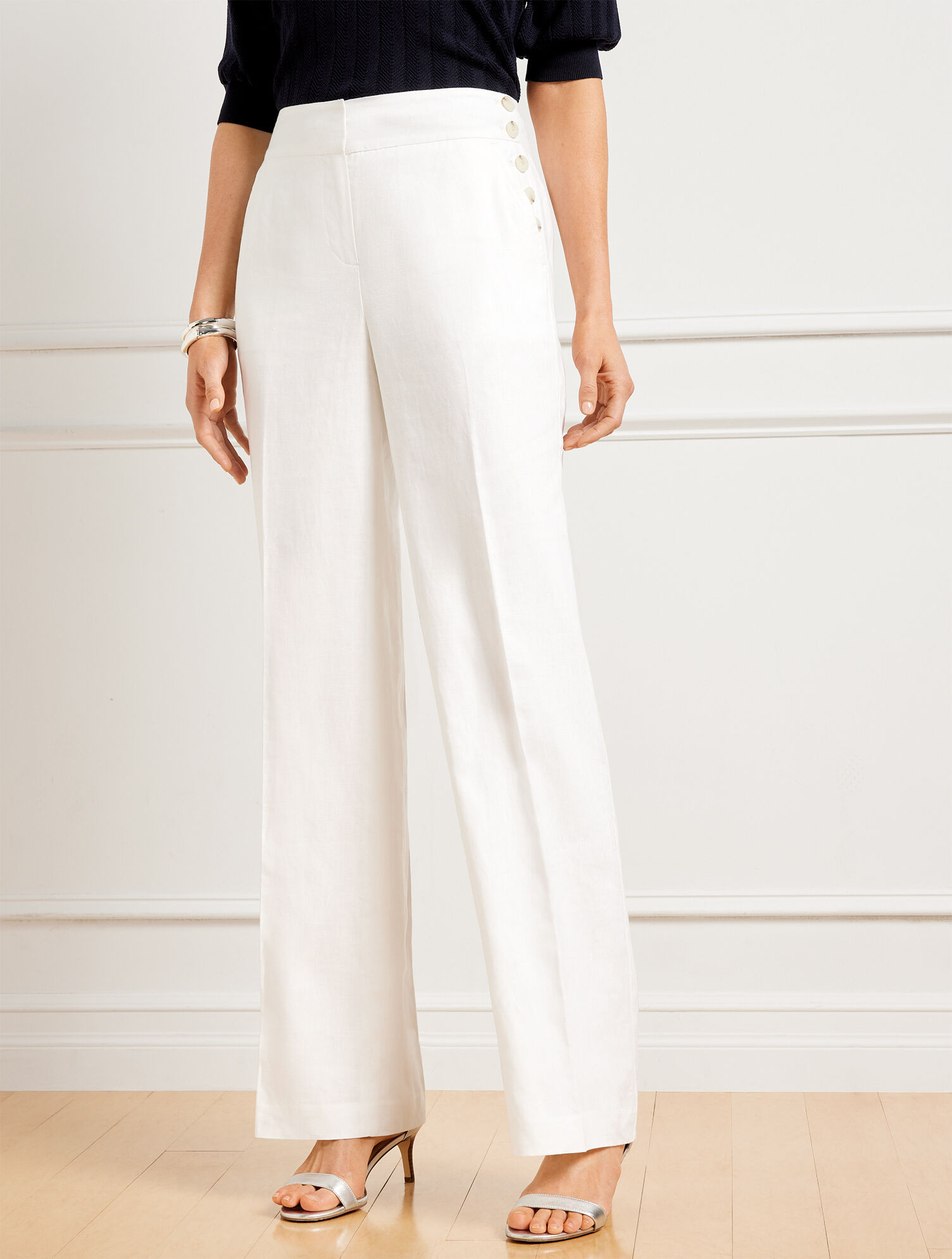 Talbots Greenwich Linen Pants | Talbots