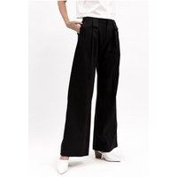 Palazzo Pants With Pleats, Black Wide Leg Trousers, Straight Cut Loose | Etsy (US)