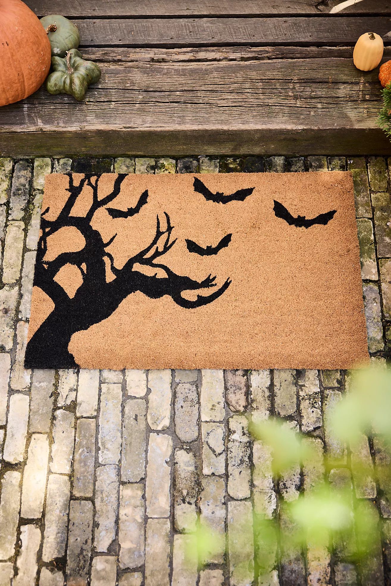 Spooky Tree Coir Doormat | Anthropologie (US)