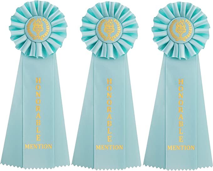 Victory Recognition Award Ribbons with Event Card (Honorable Mention) | Amazon (US)