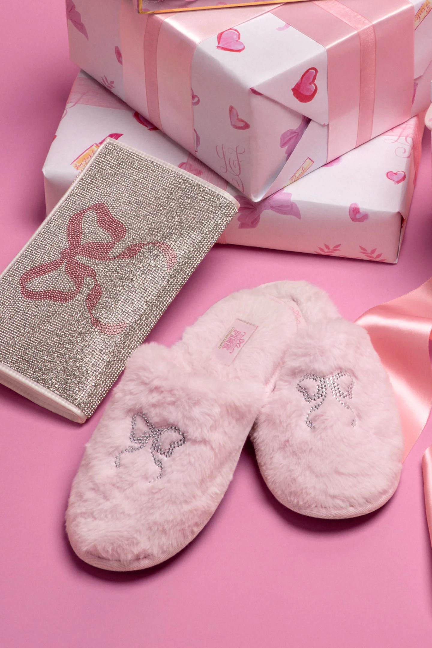 PINK x LoveShackFancy Slippers - PINK TULIP / XL | LoveShackFancy