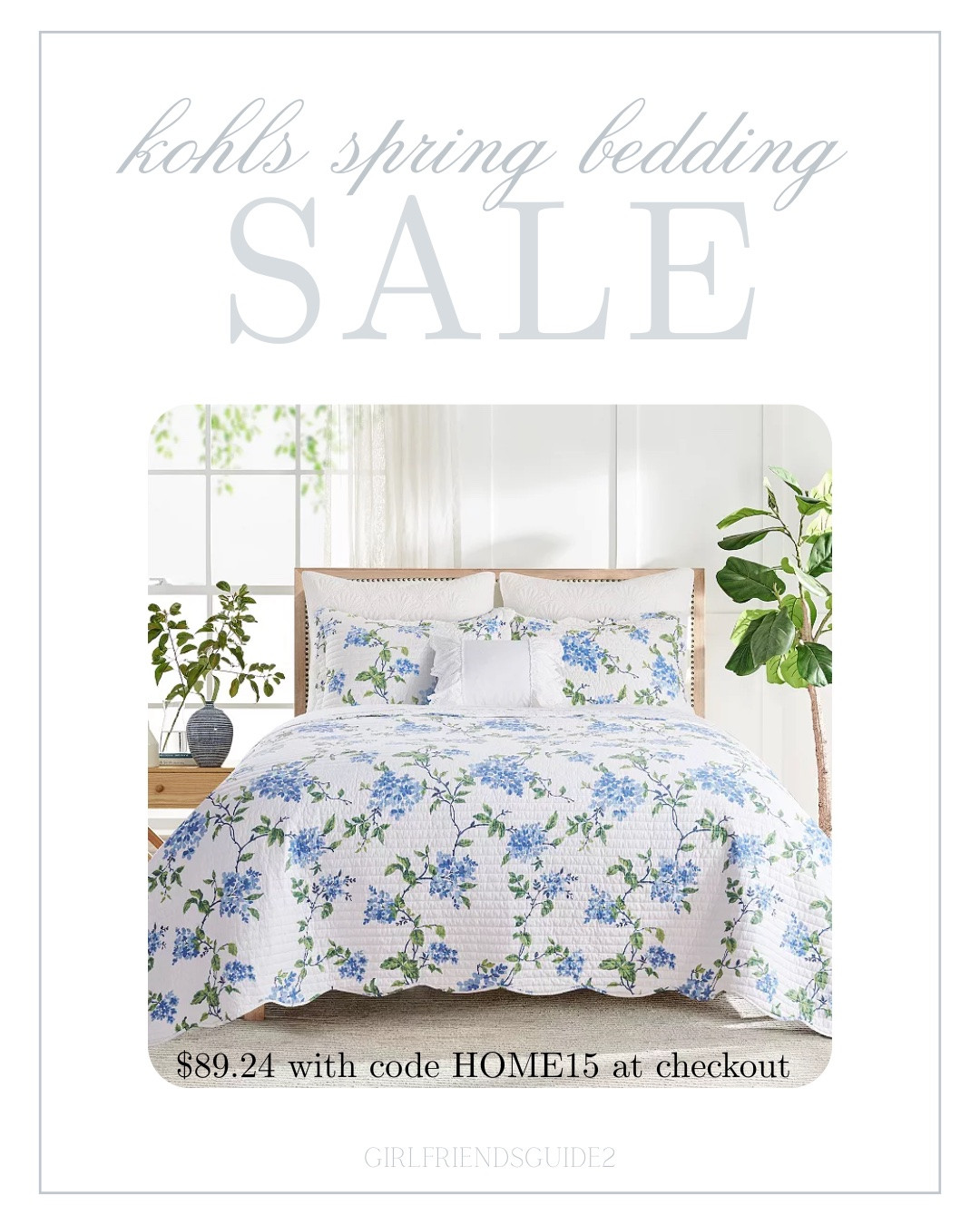 Memorial Day spring and summer bedding sale! Beautiful coastal, light airy blues. 
#bedding #kohls

#LTKHome #LTKSeasonal #LTKSaleAlert