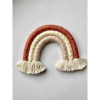 Boho Rainbow Wall Hanging, Decor, Navy & Pink Nursery, Baby, Macrame | Etsy (US)