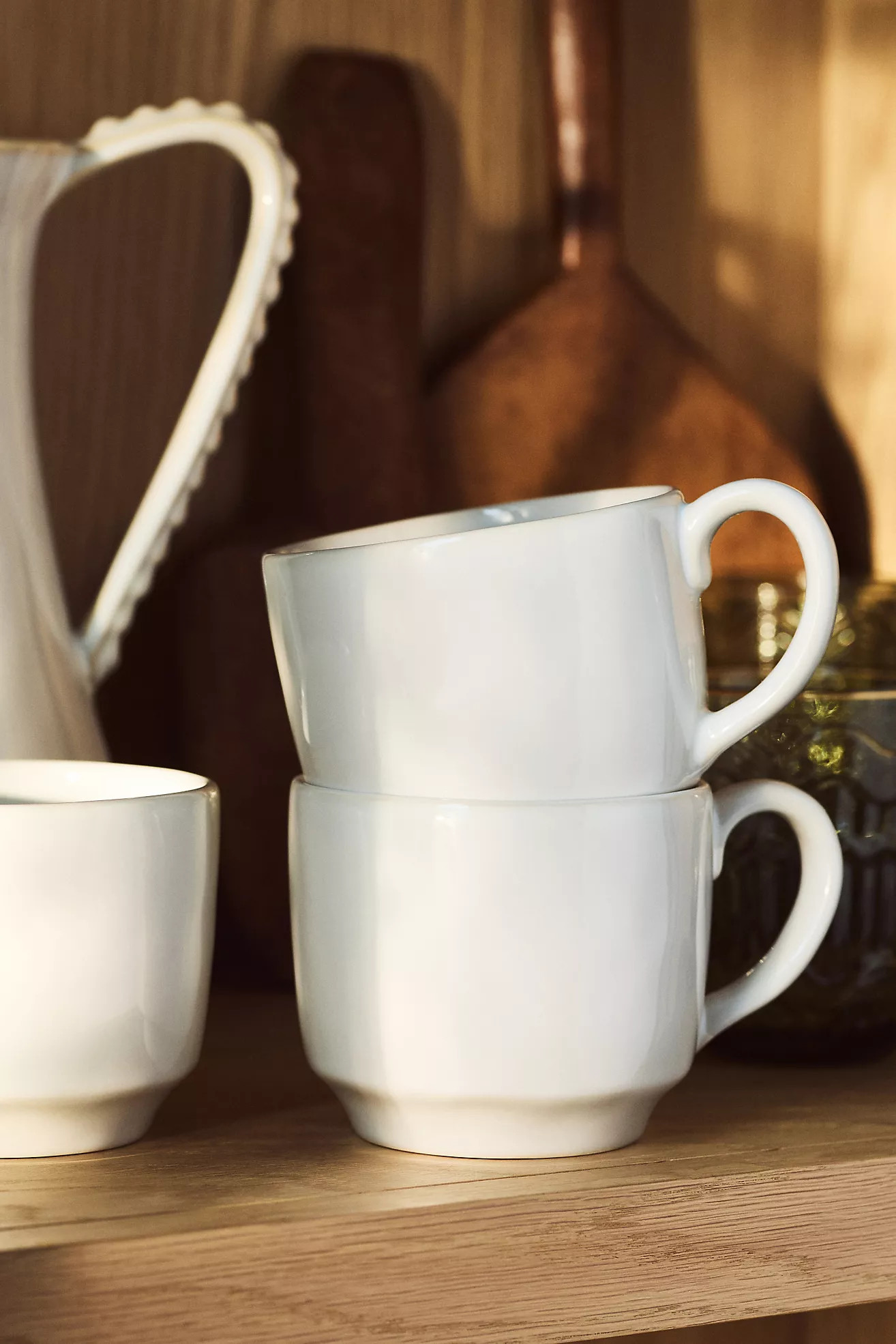 Reeves Portuguese Stoneware Mugs, Set of 4 | Anthropologie (US)