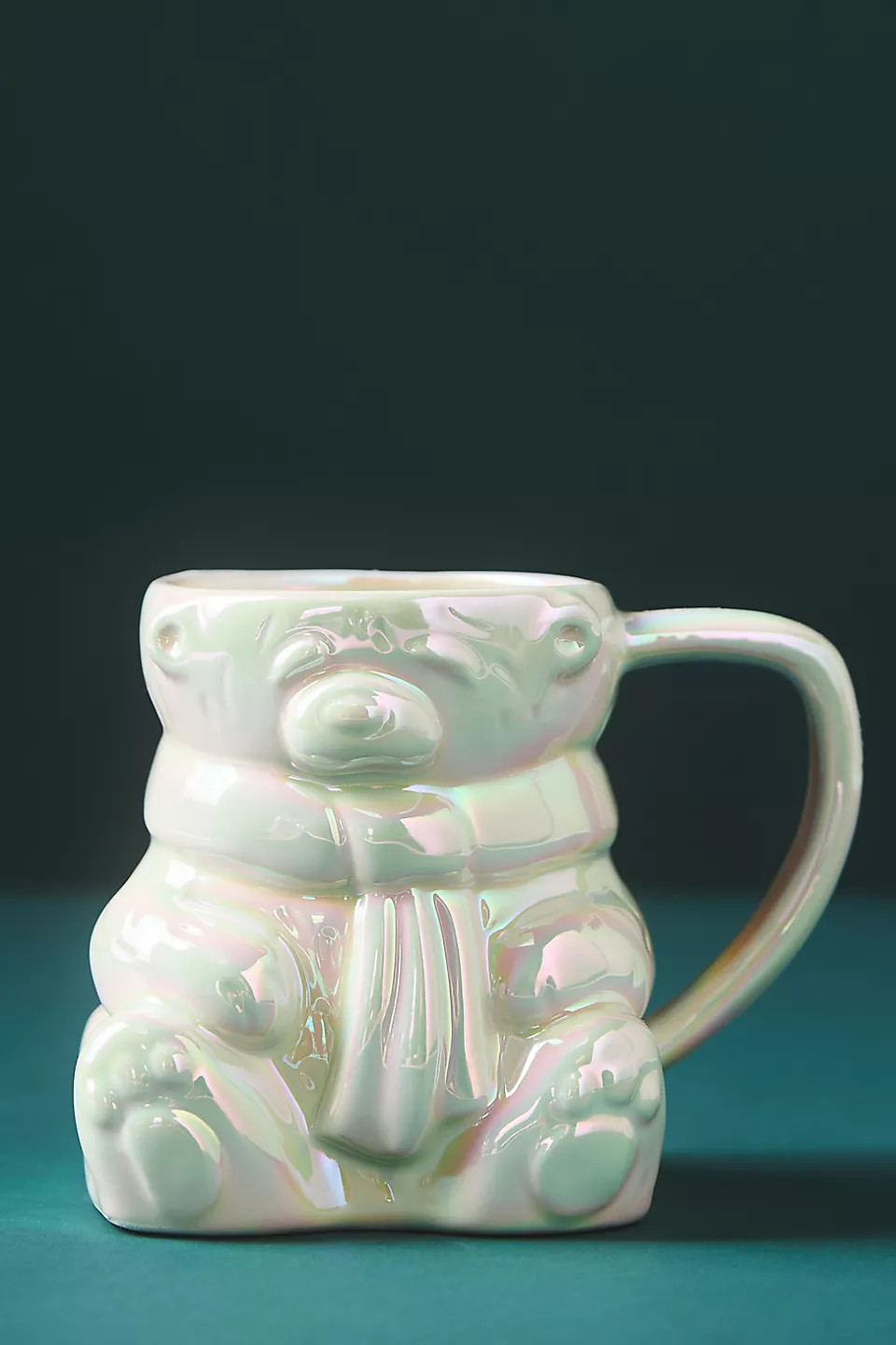 Merry Luster Polar Bear Stoneware Mug | AnthroLiving | Anthropologie (US)