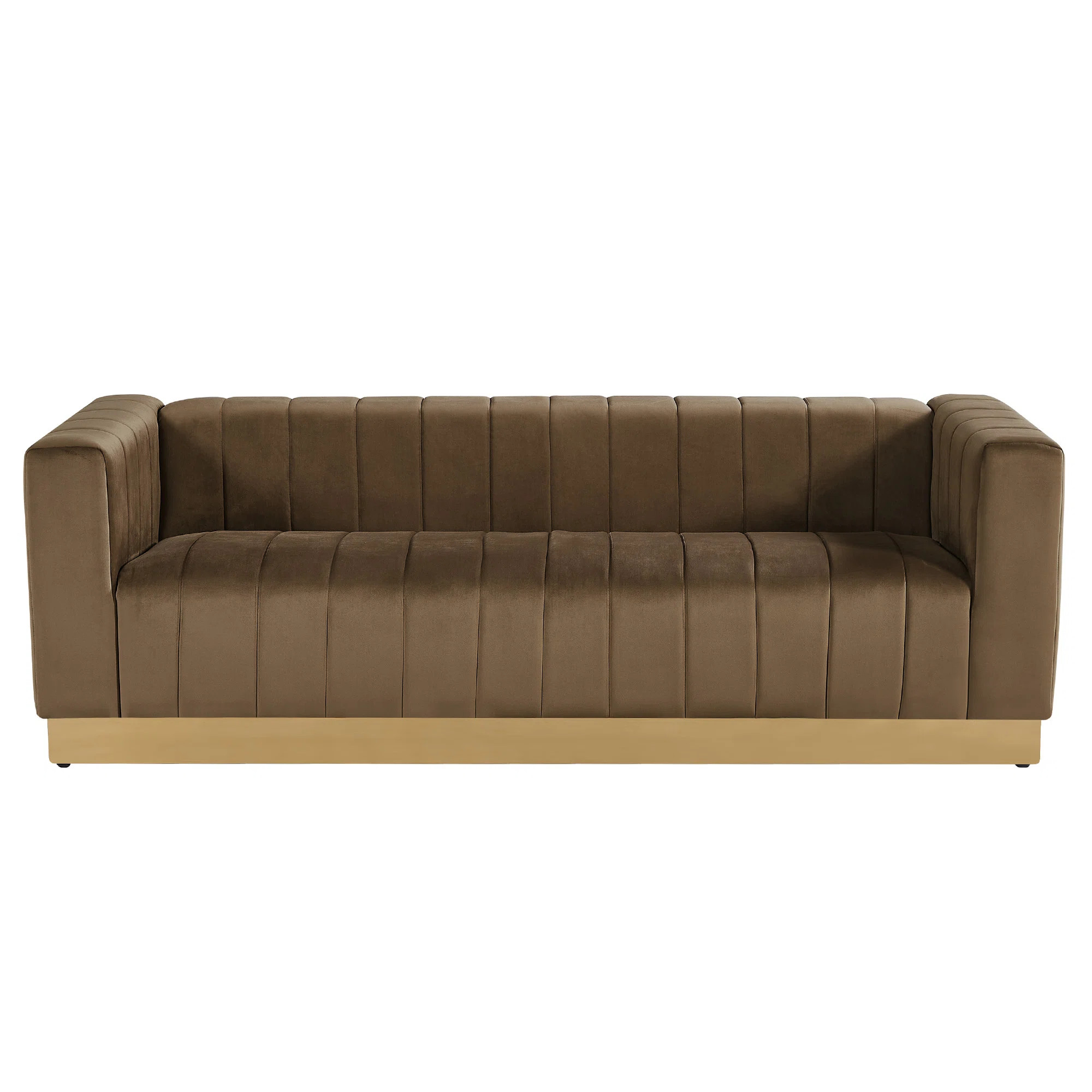 Rosio Velvet Sofa  87 Wide , Fully Assembled | Wayfair North America