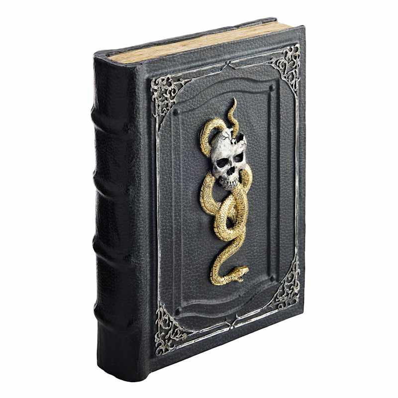 Black Spellbook Décor, 8" | At Home