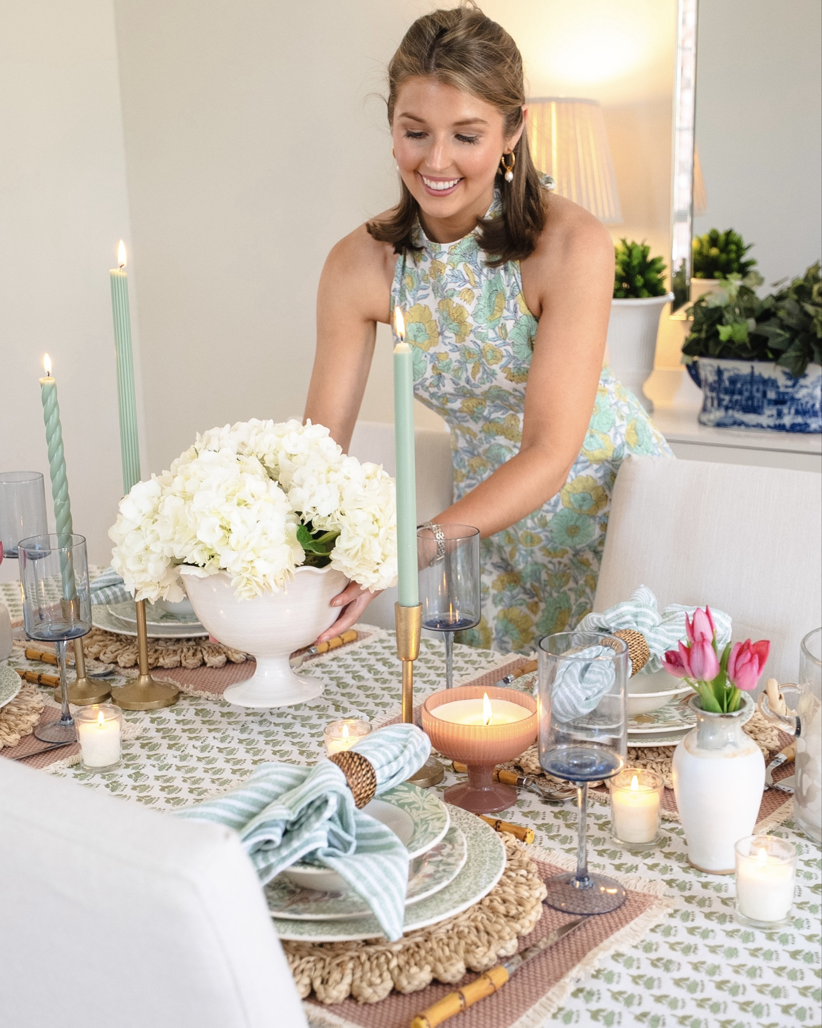 Spring & summer tablescape inspo! Some items are old // linked what I could & similar!

My dress is old Sue Sartor!

Table setting // hosting // 