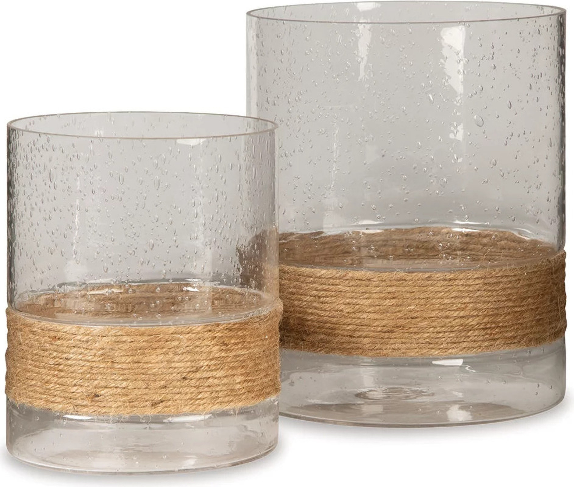 Eudocia Clear Candle Holder Set of 2 | 1stopbedrooms