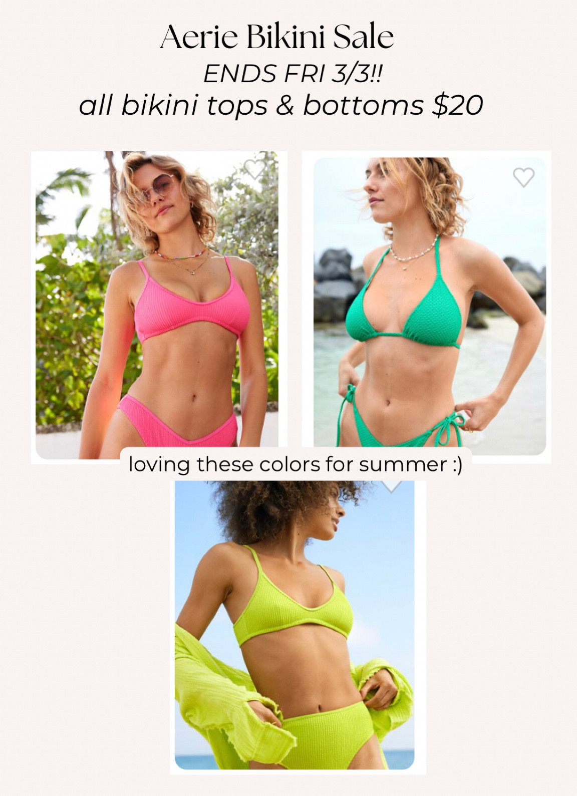 Aerie American Eagle sale for spring and summer outfits! 

#LTKSale #LTKSeasonal