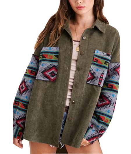 Shacket, Aztec, Shirt Jacket, Walmart, Fall, Fall style

#LTKSeasonal #LTKstyletip #LTKunder50