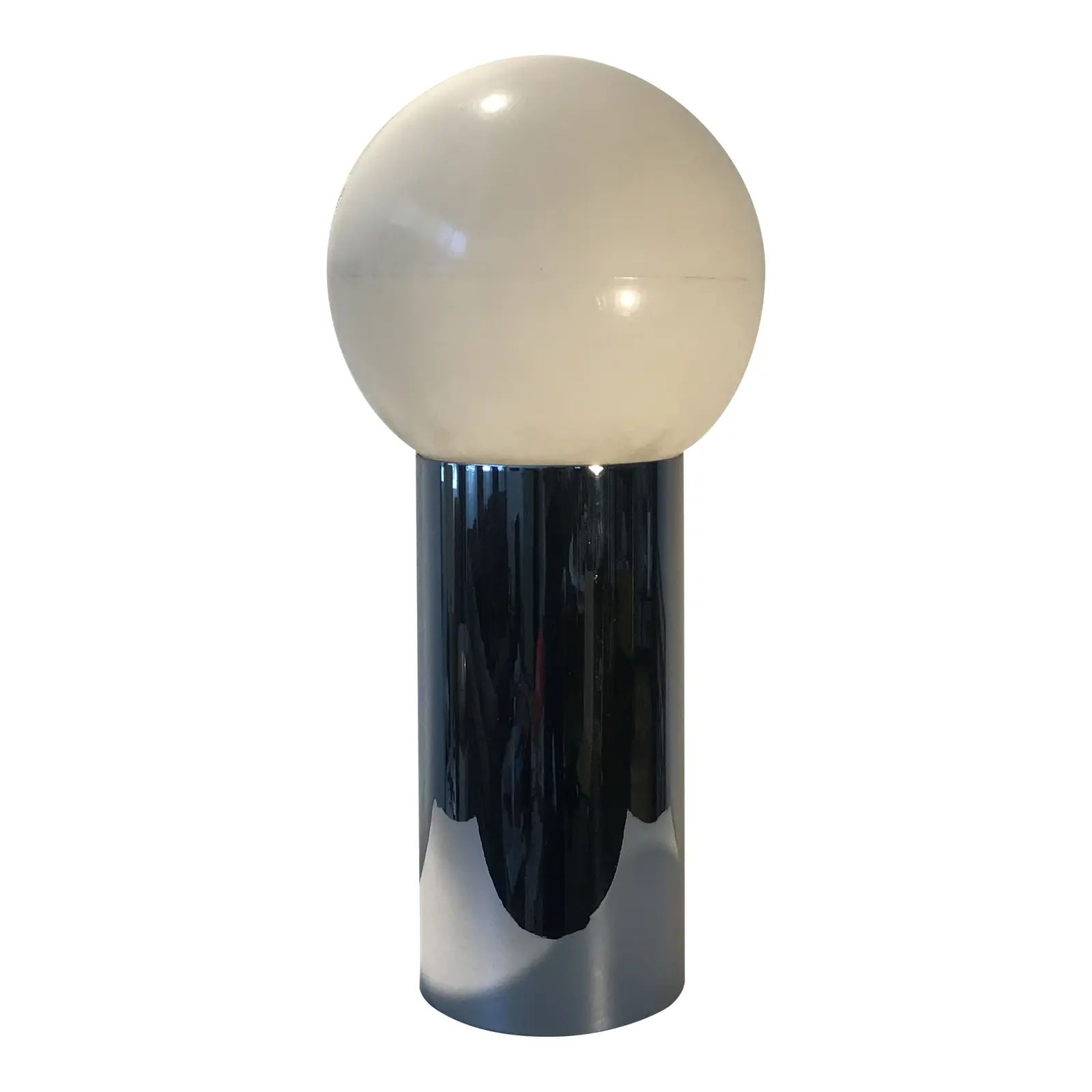 1970s Robert Sonneman Giant Globe Lamp | Chairish