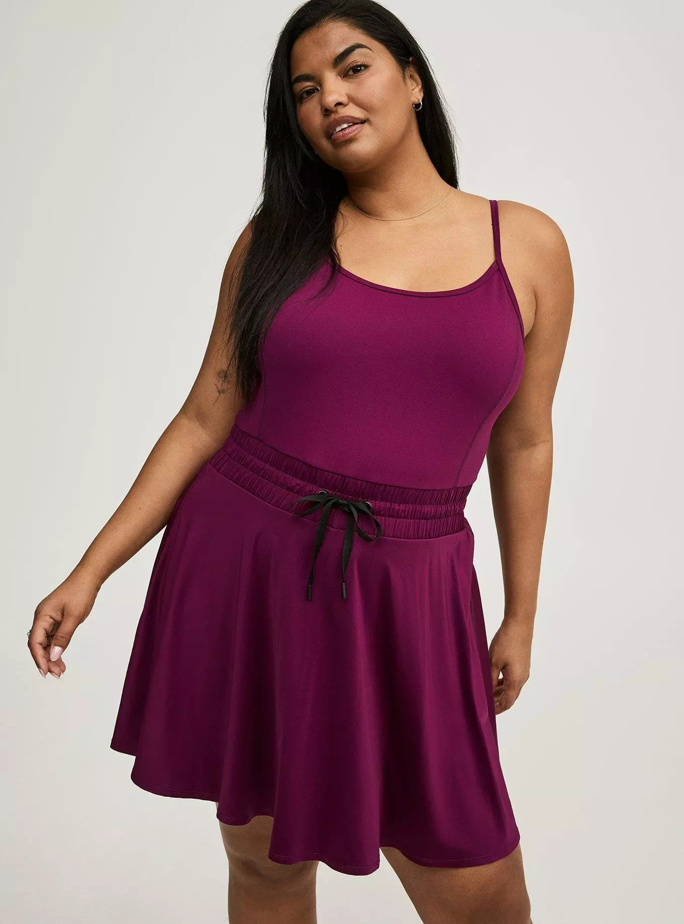 Performance Core Mini 2Fer Active Dress With Bike Shorts | Torrid (US & Canada)