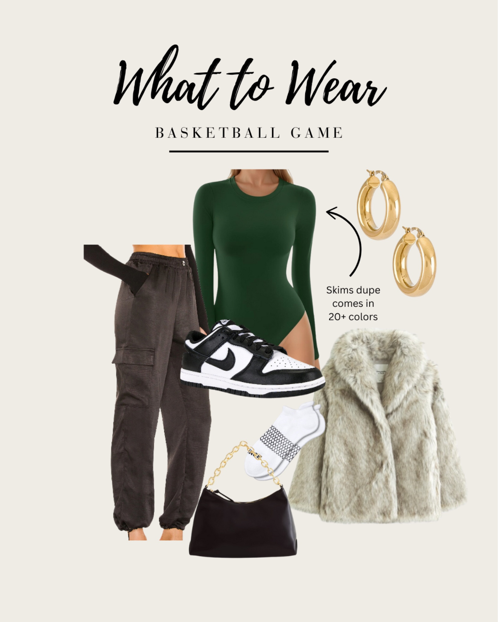 What to Wear — Basketball Game 🏀


#revolve #revolveme #basketballgame #sportingevent #nba #wintersports #abercrombie #bombas #joggers #amazon #skims #ootd #ltkstyle #ootd

#LTKStyleTip #LTKFindsUnder50 #LTKFindsUnder100