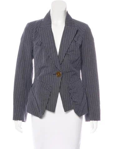 Vivienne Westwood Red Label Linen-Blend Striped Blazer | The Real Real, Inc.