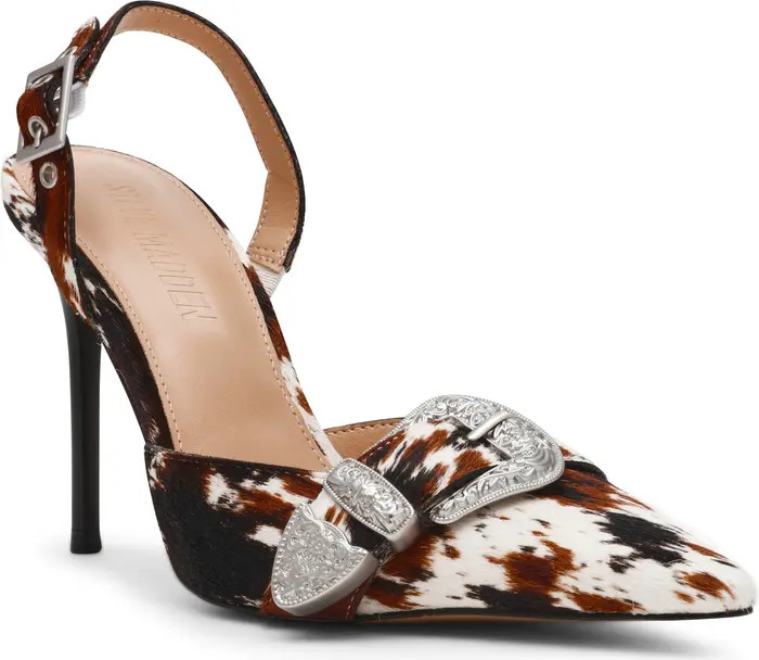 Delilah Genuine Calf Hair Pointed Toe Pump (Women) | Nordstrom
