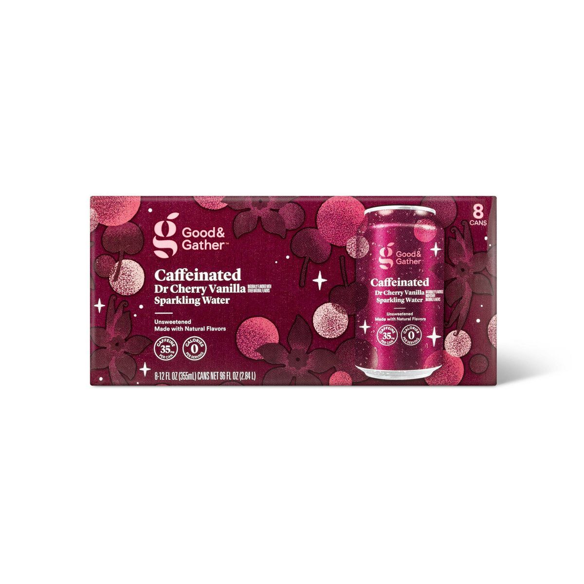 Dr. Cherry Vanilla Sparkling Water - 8pk/12 fl oz Cans - Good & Gather™ | Target