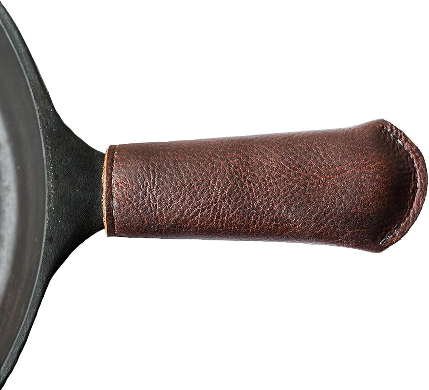 Leather Cast Iron Skillet Pan Handle Cover - Made In USA (Standard 4.5") | Amazon (US)
